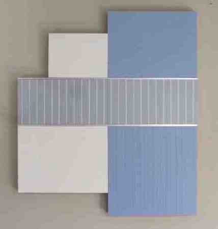 Construction 4.5 Landing Strip 
Acrylic on joined panels
27x24x1.5
$950

