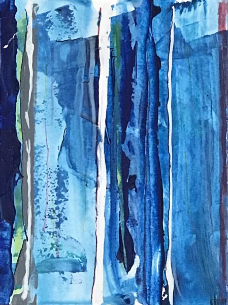 1701
8x6 Mixed media on paper on cradled board
$50