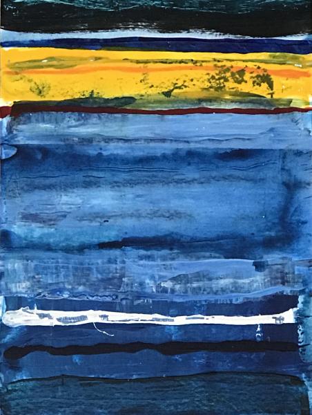 1704
8x6 Mixed media on paper on cradled board
$50