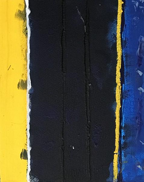 1724
10x8 Mixed media on paper on cradled board
$150